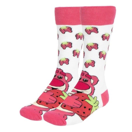 TOY STORY - Lotso - Pack de 3 Paires de Chaussettes (Taille 36-43) 