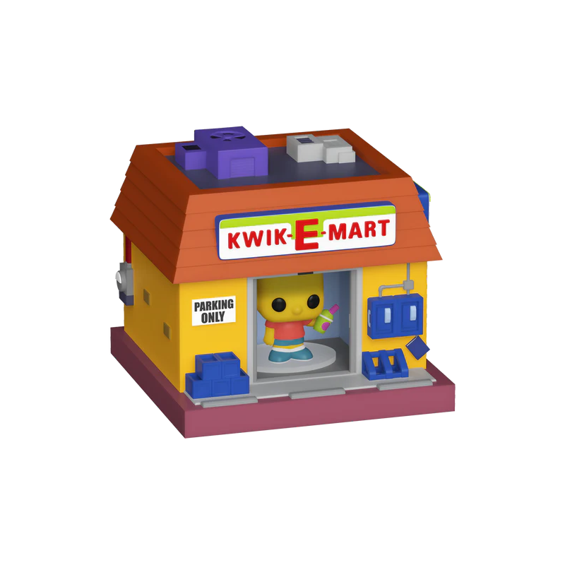 LES SIMPSONS - Bitty Pop Town - Bart Simpson et Kwik-E-Mart 