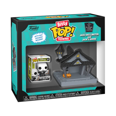 NBX - Bitty Pop Town - Jack Skellington et Maison de Jack 