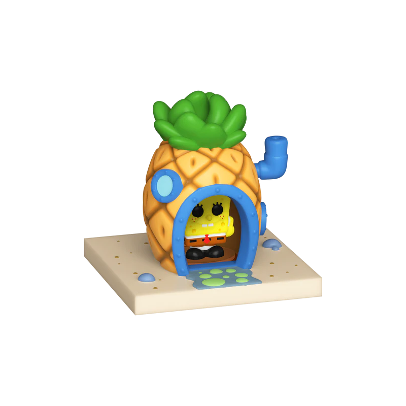 BOB L'EPONGE - Bitty Pop Town - Bob l'éponge et maison ananas 