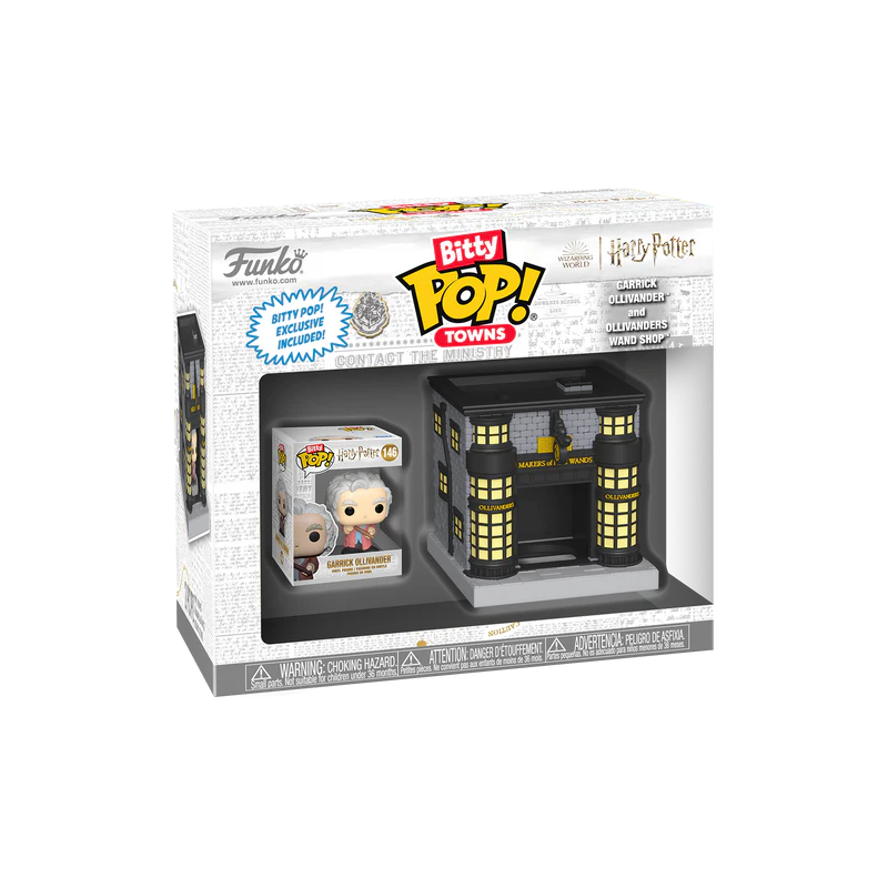 HARRY POTTER -Bitty Pop Town -Garrick Ollivander et magasin Ollivander 