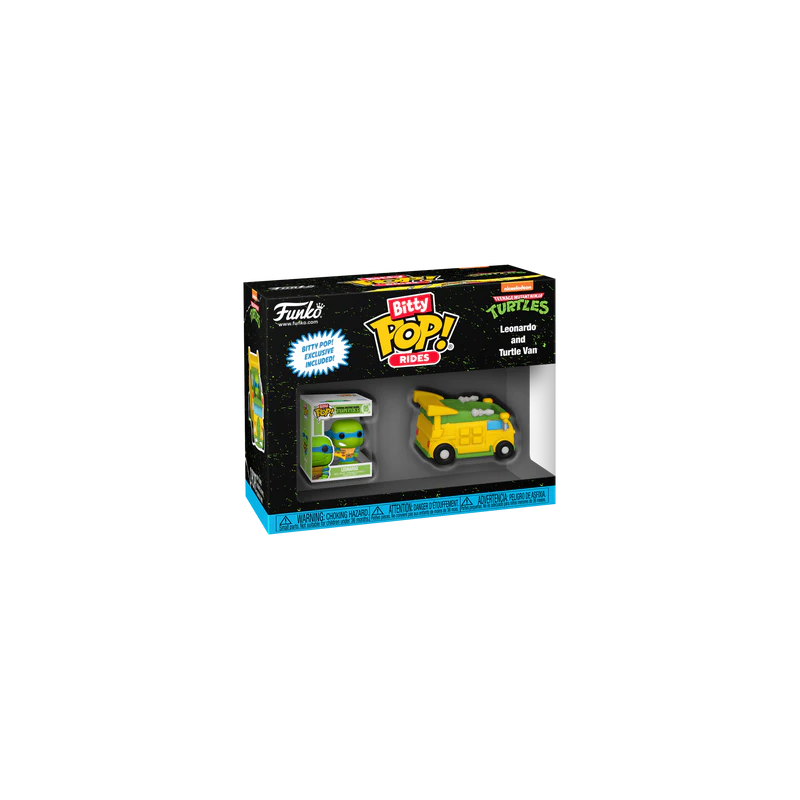 TORTUES NINJAS - Bitty Pop Ride - Leonardo avec Van 