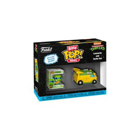 TORTUES NINJAS - Bitty Pop Ride - Leonardo avec Van 