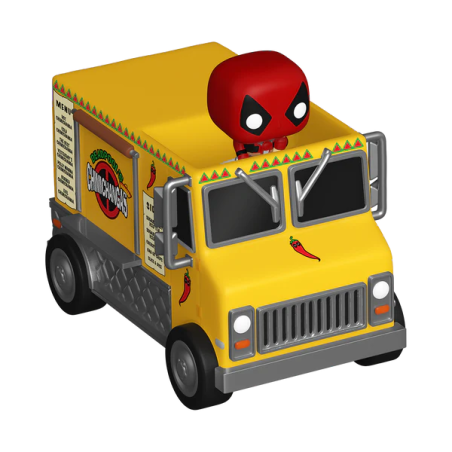 MARVEL - Bitty Pop Ride - Deadpool avec Camion Chimichanga 