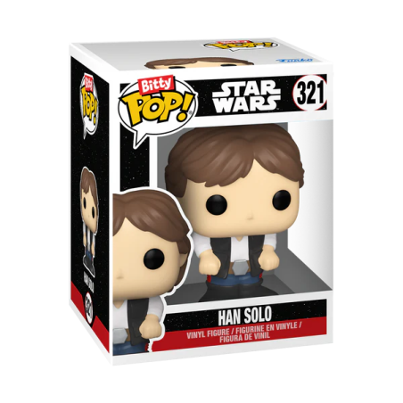 STAR WARS - Bitty Pop Ride - Han Solo avec Faucon Millenium 