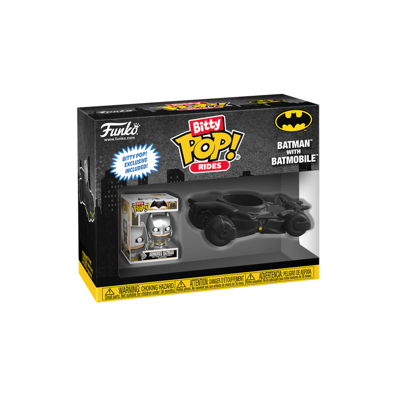 DC - Bitty Pop Ride - Batman avec Batmobile 