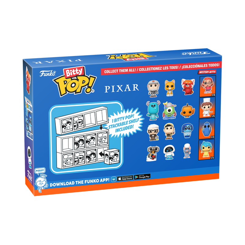 PIXAR - Bitty Pop 4 Pack 2.5cm - Là-Haut 