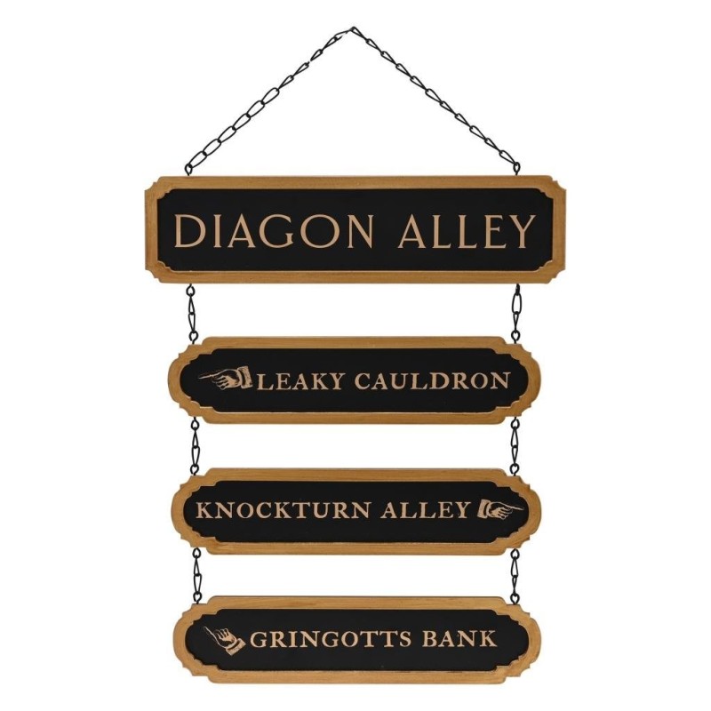 HARRY POTTER - Diagon Alley - Panneaux de Rue 