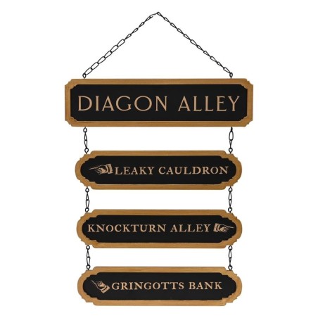 HARRY POTTER - Diagon Alley - Panneaux de Rue 