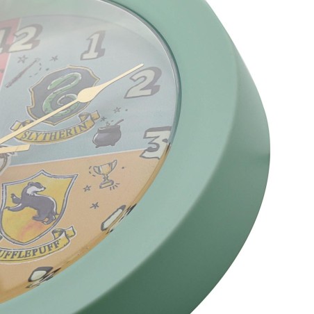 HARRY POTTER - Les 4 Maisons - Horloge Murale 'Phosphorescent' 