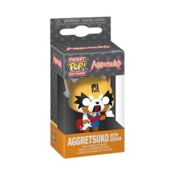 AGGRETSUKO - Pocket Pop Keychains - Aggretsuko avec Guitare  2