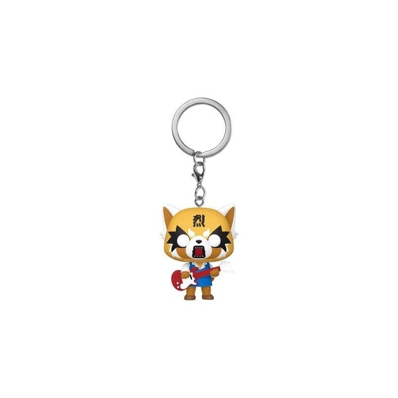AGGRETSUKO - Pocket Pop Keychains - Aggretsuko avec Guitare 