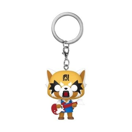 AGGRETSUKO - Pocket Pop Keychains - Aggretsuko avec Guitare 