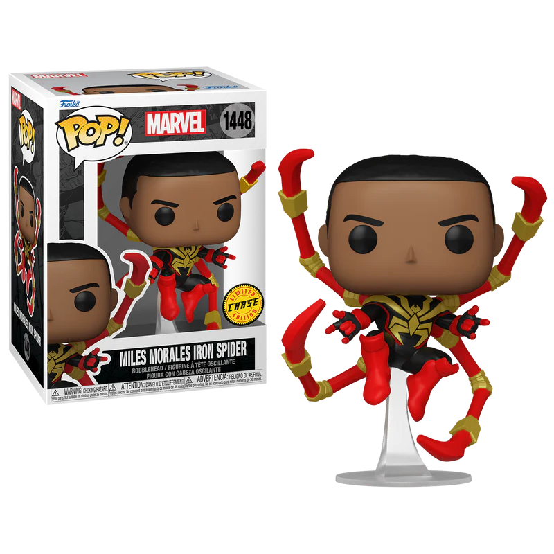 SPIDER-MAN COMICS - POP Marvel N° 1448 - Miles Iron Spider avec Chase 