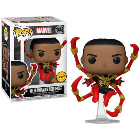 SPIDER-MAN COMICS - POP Marvel N° 1448 - Miles Iron Spider avec Chase 