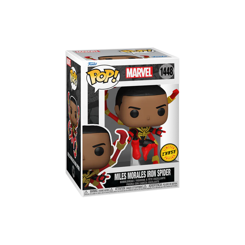 SPIDER-MAN COMICS - POP Marvel N° 1448 - Miles Iron Spider avec Chase 