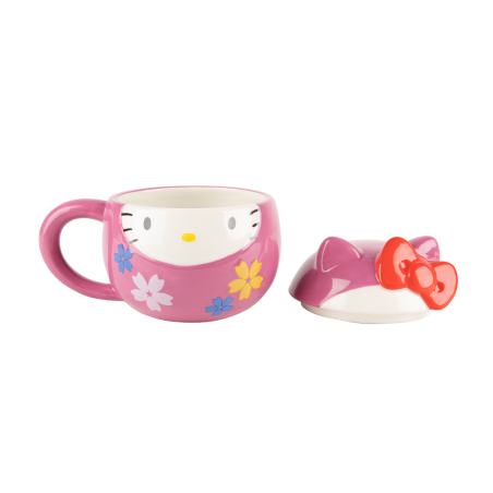HELLO KITTY - Daruma - Mug 3D + Couvercle 320ml 
