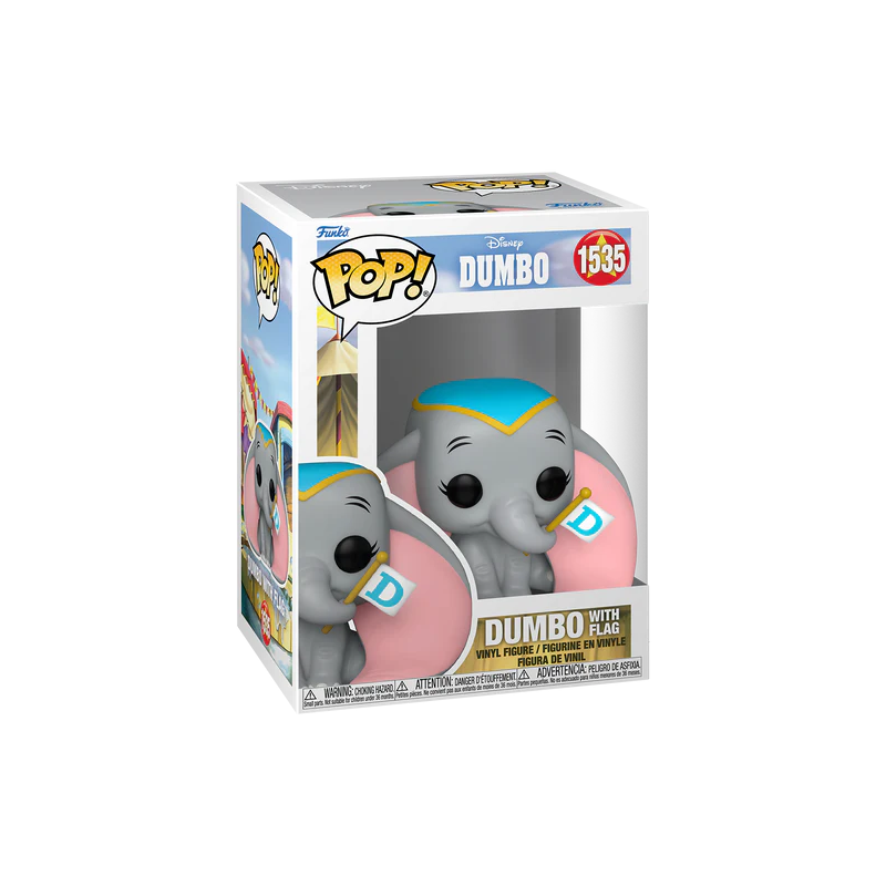 DUMBO - POP Disney N° 1535 - Dumbo avec drapeau 