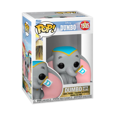 DUMBO - POP Disney N° 1535 - Dumbo avec drapeau 