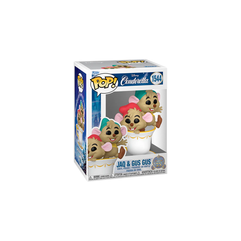 CENDRILLON 75EME ANNIVERSAIRE - POP Disney N° 1544 - Jac et Gus 