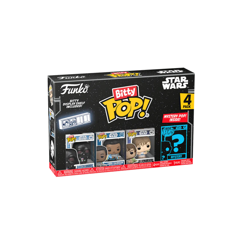STAR WARS - Bitty Pop 4 Pack 2.5cm - Dark Vador 