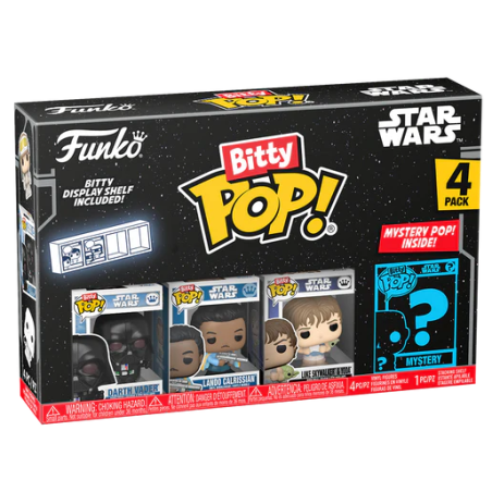 STAR WARS - Bitty Pop 4 Pack 2.5cm - Dark Vador 