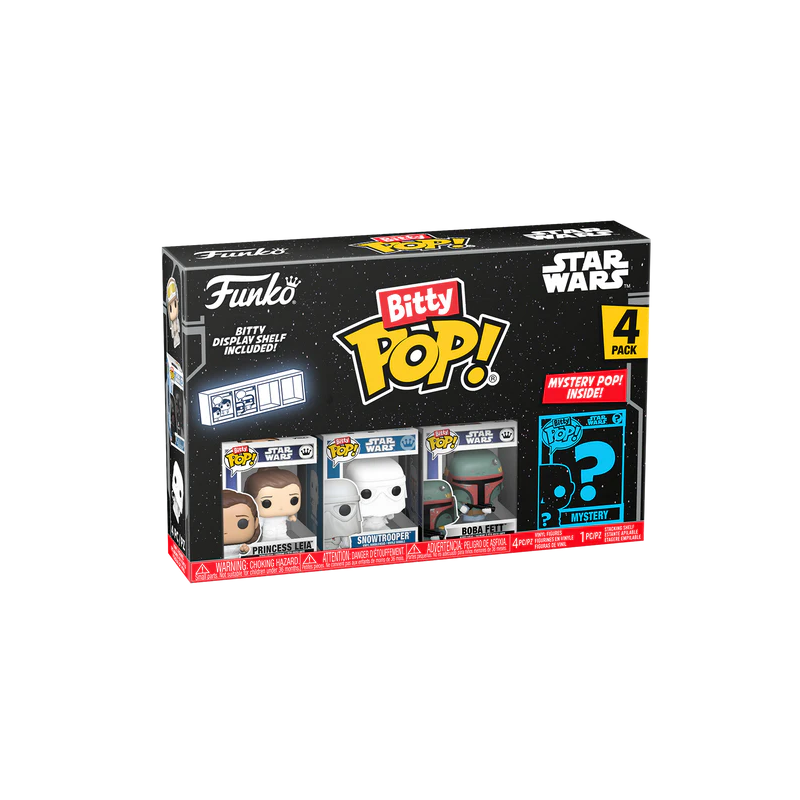 STAR WARS - Bitty Pop 4 Pack 2.5cm - Princess Leia 