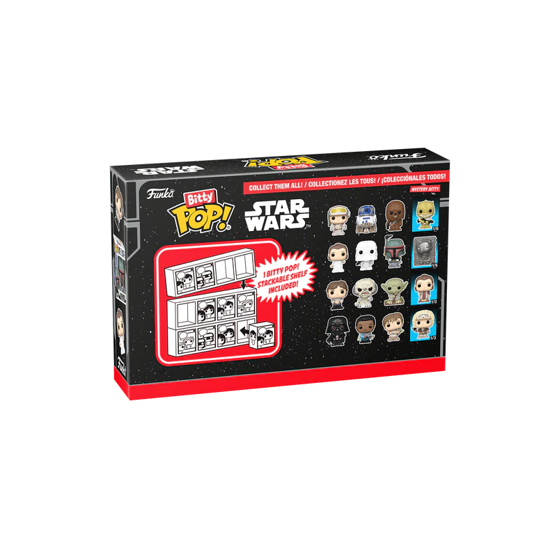 STAR WARS - Bitty Pop 4 Pack 2.5cm - Princess Leia 