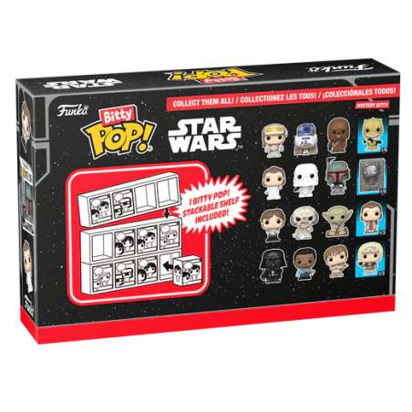 STAR WARS - Bitty Pop 4 Pack 2.5cm - Princess Leia 