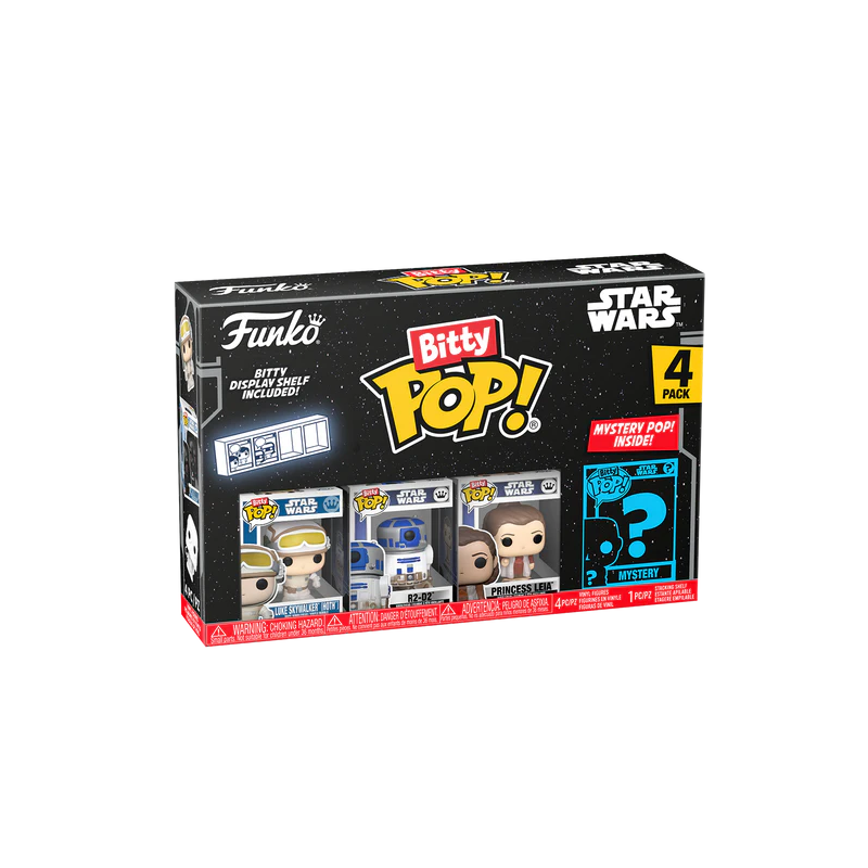 STAR WARS - Bitty Pop 4 Pack 2.5cm - Luke Hoth 