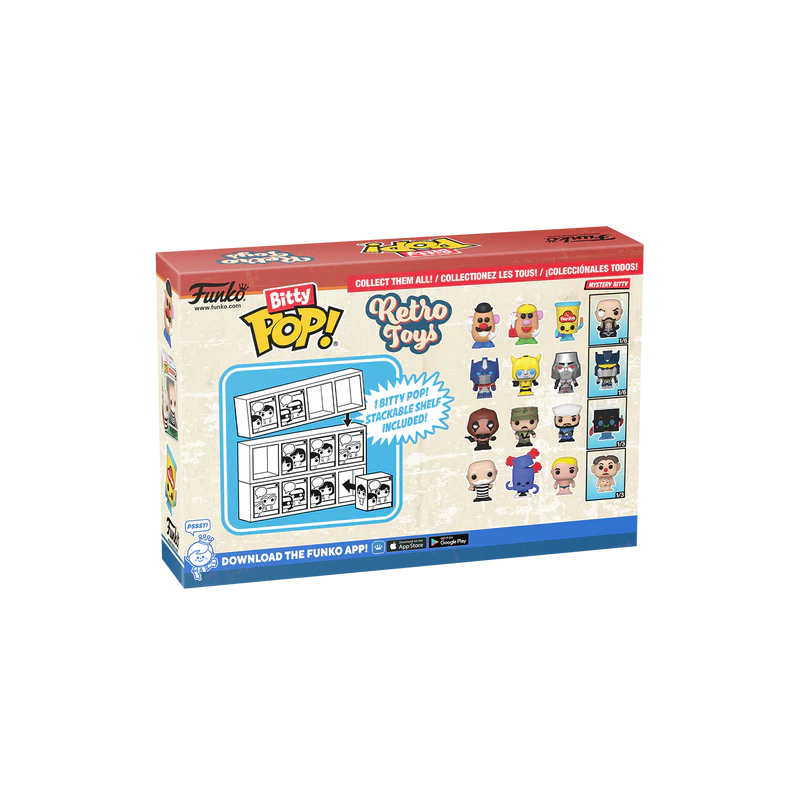 RETRO TOYS - Bitty Pop 4 Pack 2.5cm - Transformers 