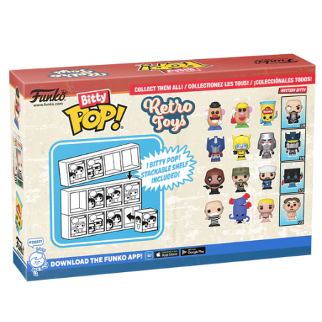 RETRO TOYS - Bitty Pop 4 Pack 2.5cm - Mr Potato Head 