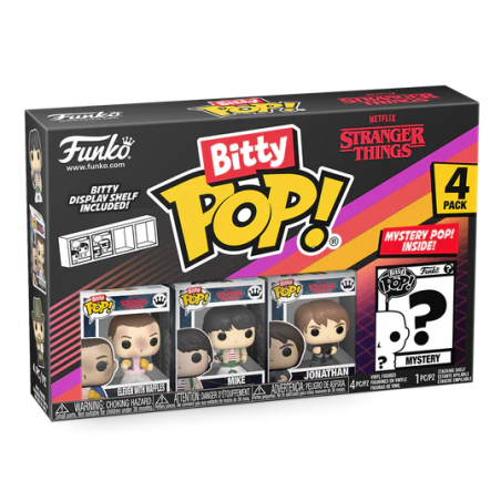 STRANGER THINGS - Bitty Pop 4 Pack 2.5cm - Onze 