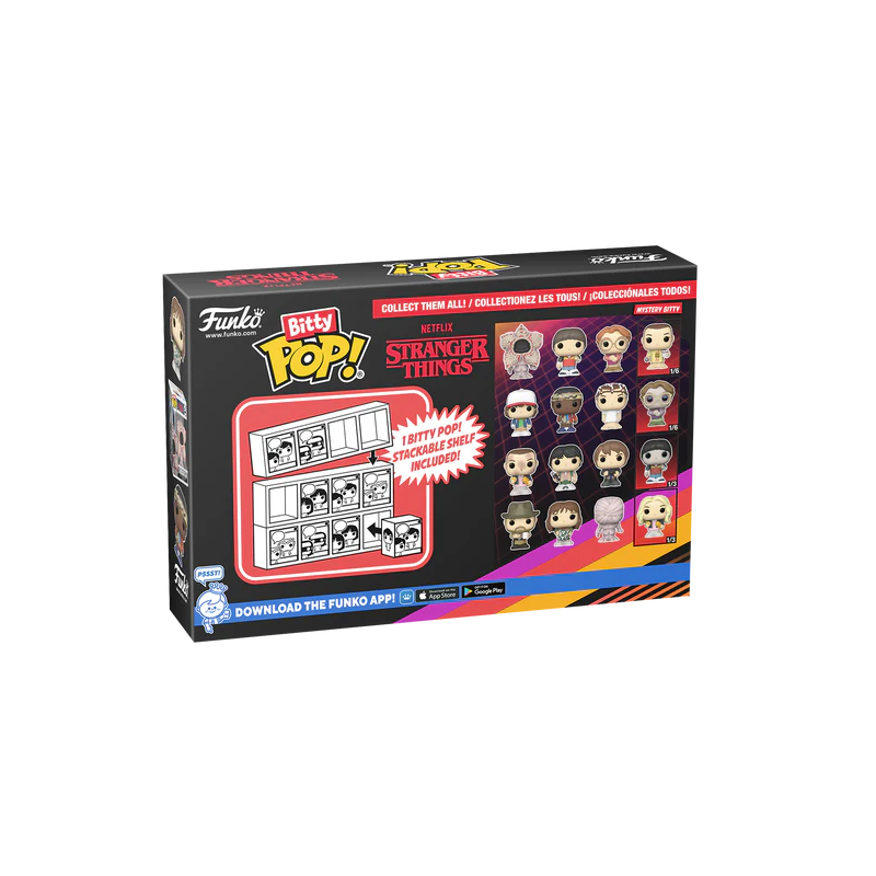 STRANGER THINGS - Bitty Pop 4 Pack 2.5cm - Onze 