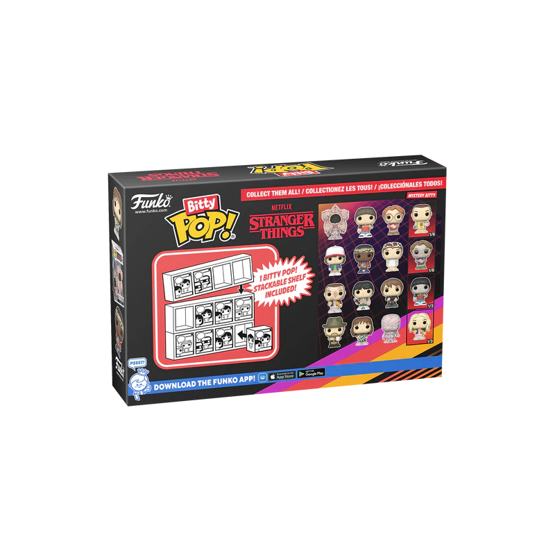 STRANGER THINGS - Bitty Pop 4 Pack 2.5cm - Dustin 