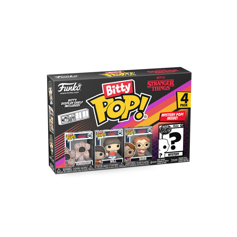 STRANGER THINGS - Bitty Pop 4 Pack 2.5cm - Demogorgon 