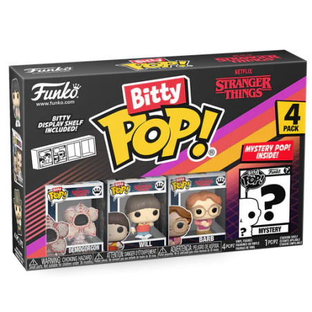 STRANGER THINGS - Bitty Pop 4 Pack 2.5cm - Demogorgon 