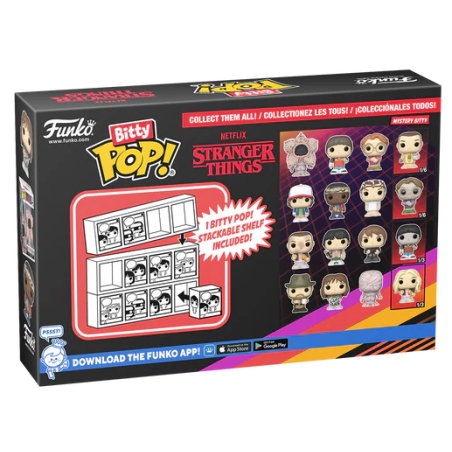 STRANGER THINGS - Bitty Pop 4 Pack 2.5cm - Demogorgon 
