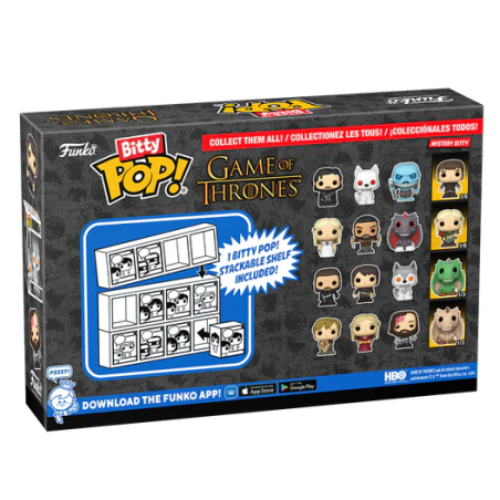 GAME OF THRONES - Bitty Pop 4 Pack 2.5cm - Ned Stark 
