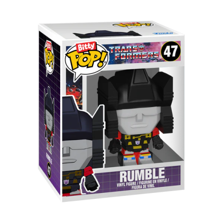 TRANSFORMERS - Bitty Bots - Soundwave avec Rumble 