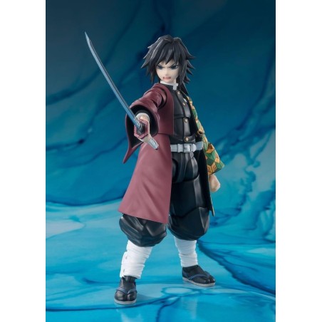 DEMON SLAYER - Giyu Tomioka - Figurine S.H. Figuarts 15cm 