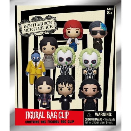 BEETLEJUICE 2 - Series 1 - 3D Foam Bag Clip (Display 24 Pcs) 