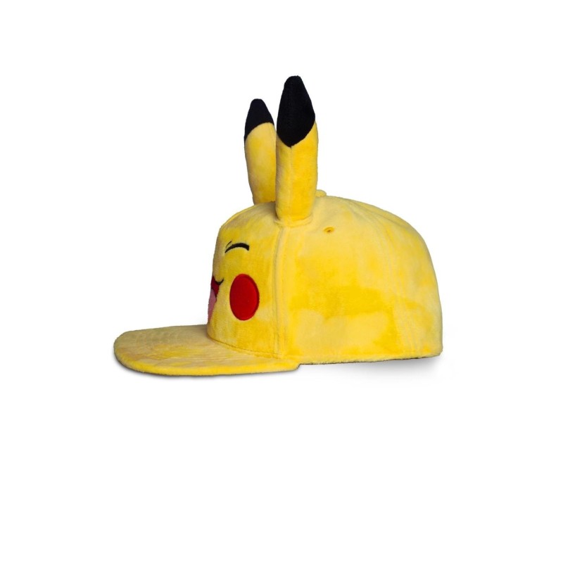 POKEMON - Pikachu Très Heureux - Casquette Novelty Plush 