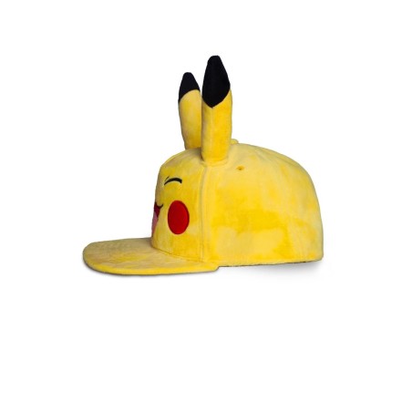 POKEMON - Pikachu Très Heureux - Casquette Novelty Plush 