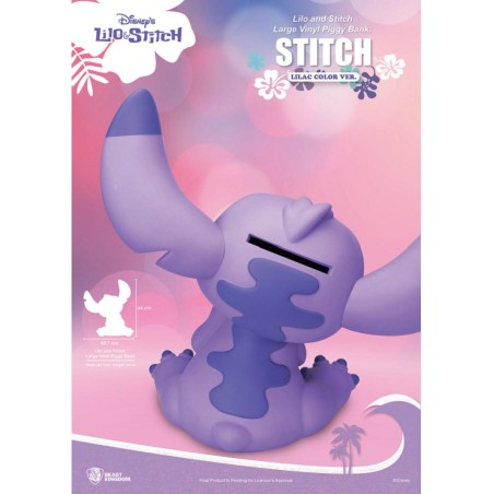 LILO & STITCH - Stitch "Couleur Lilas" - Tirelire 44cm 