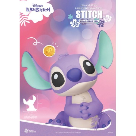 LILO & STITCH - Stitch "Couleur Lilas" - Tirelire 44cm 