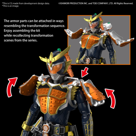KAMEN RIDER - Figure-rise Standard Gaim Orange Arms - Model Kit 