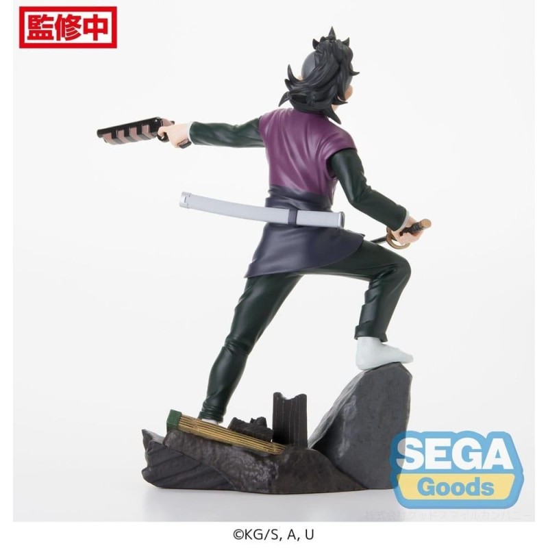 DEMON SLAYER - Genya Shinazugawa - Statuette Xross Link Anime 15cm 
