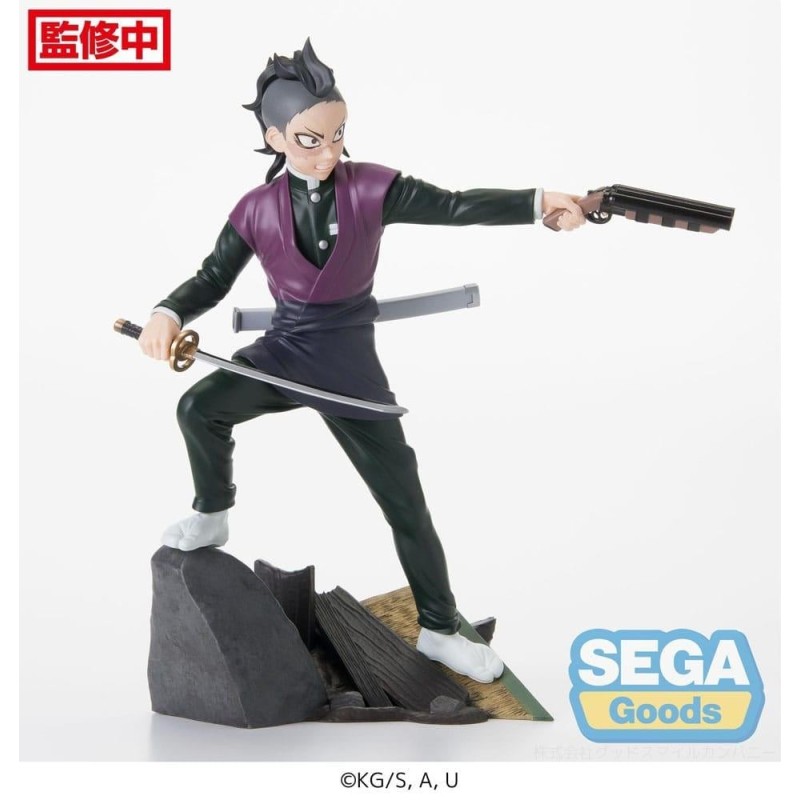 DEMON SLAYER - Genya Shinazugawa - Statuette Xross Link Anime 15cm 