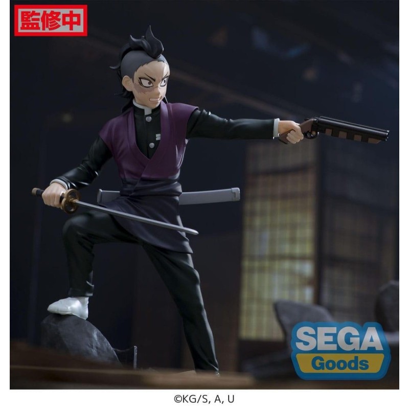 DEMON SLAYER - Genya Shinazugawa - Statuette Xross Link Anime 15cm 